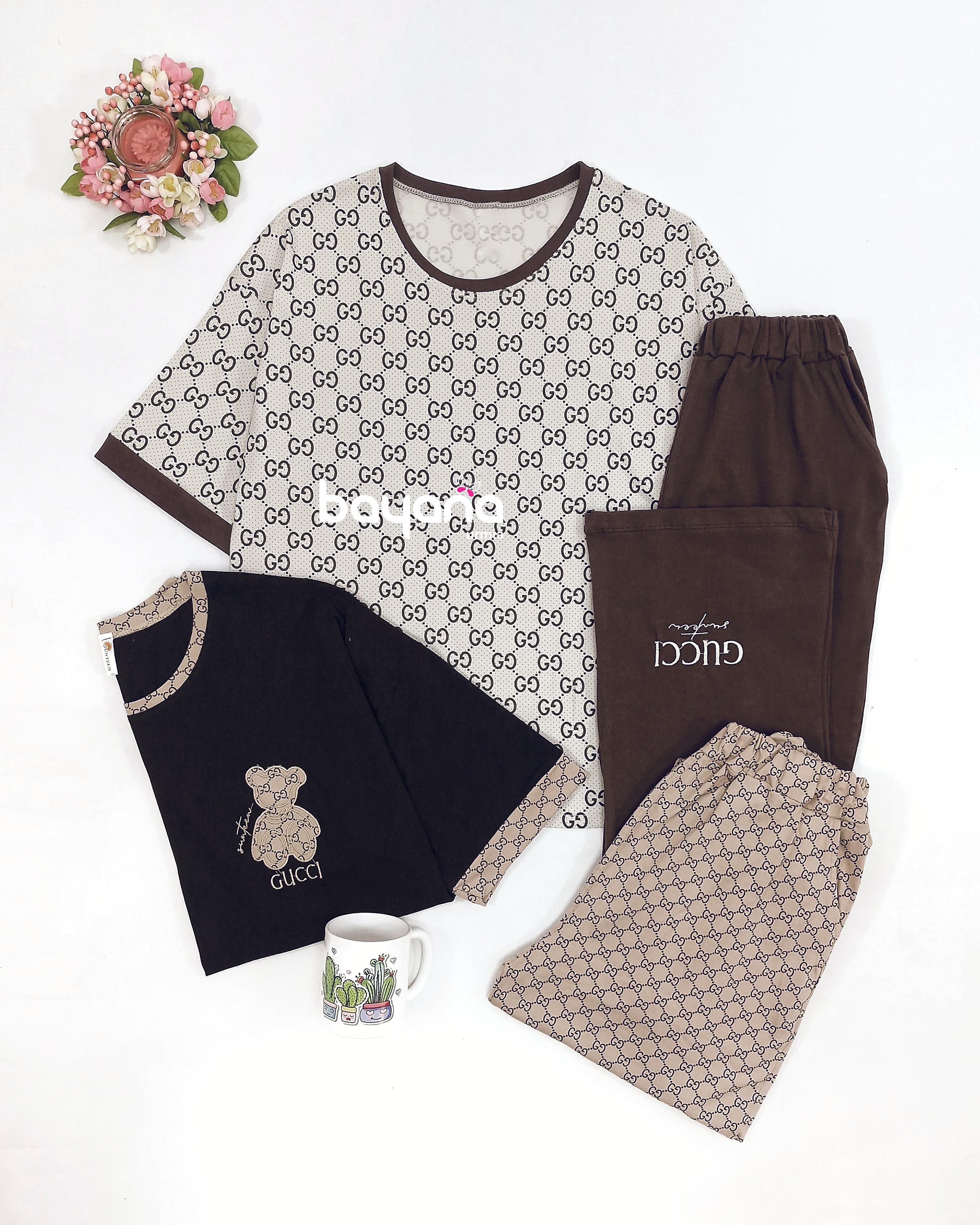 ست تیشرت شلوار گوچی